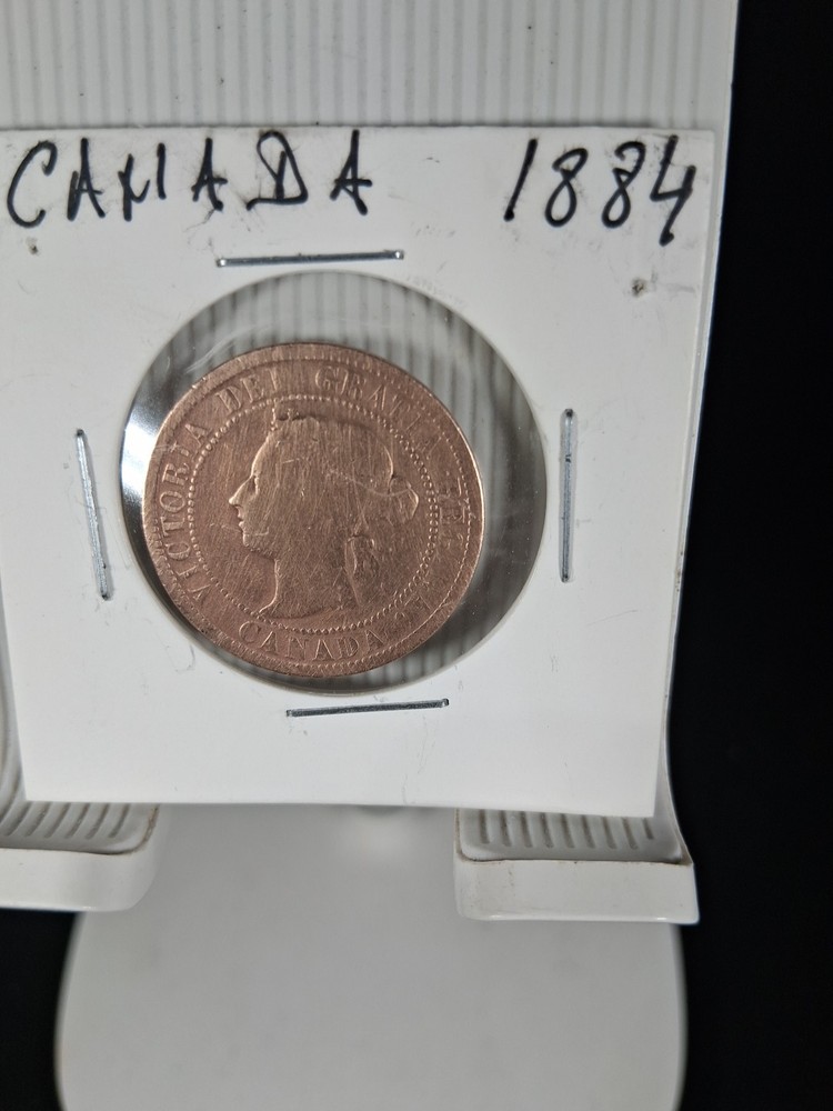 1884 CANADA 1 CENT LARGE