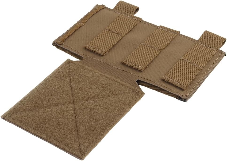 Tactical Chest Rig Side Saddle Pair,Hoop and Loop Expander Wing Side Entry Panel