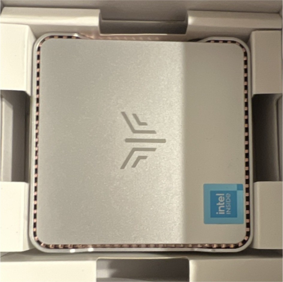 Intel Mini PC Desktop Computer Silver HDMI USB-A Ethernet Multiple Ports Boxed