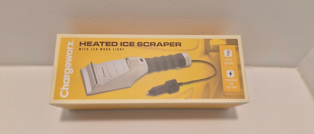 ChargeWorx Electric Heated Ice Scraper