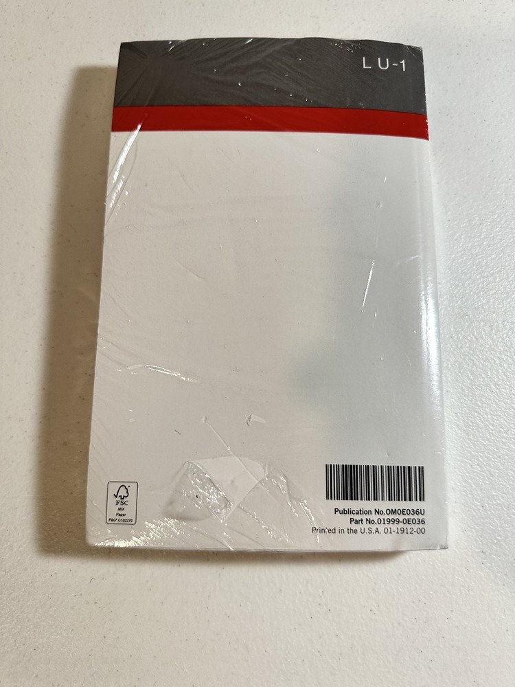 2020 Toyota Highlander Owner's Manual Set
