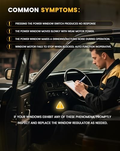 Power Window Regulator Without Motor Compatible with Mazda 3 Front Driver Side