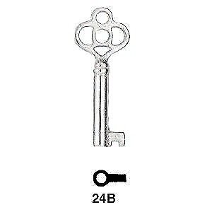 Ilco 24B Key blank, Barrel/Post type (5-Pack)
