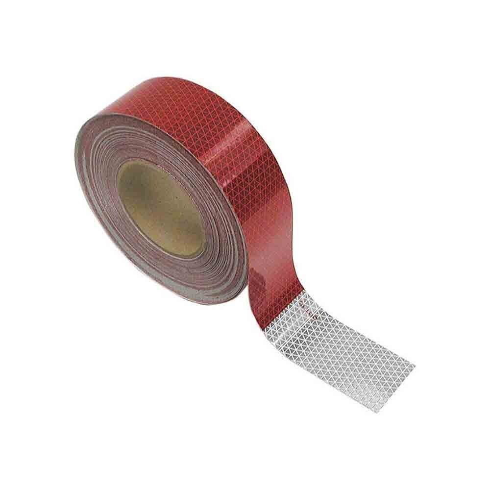 Optronics Conspicuity Reflective Red And White Tape (REF-150)
