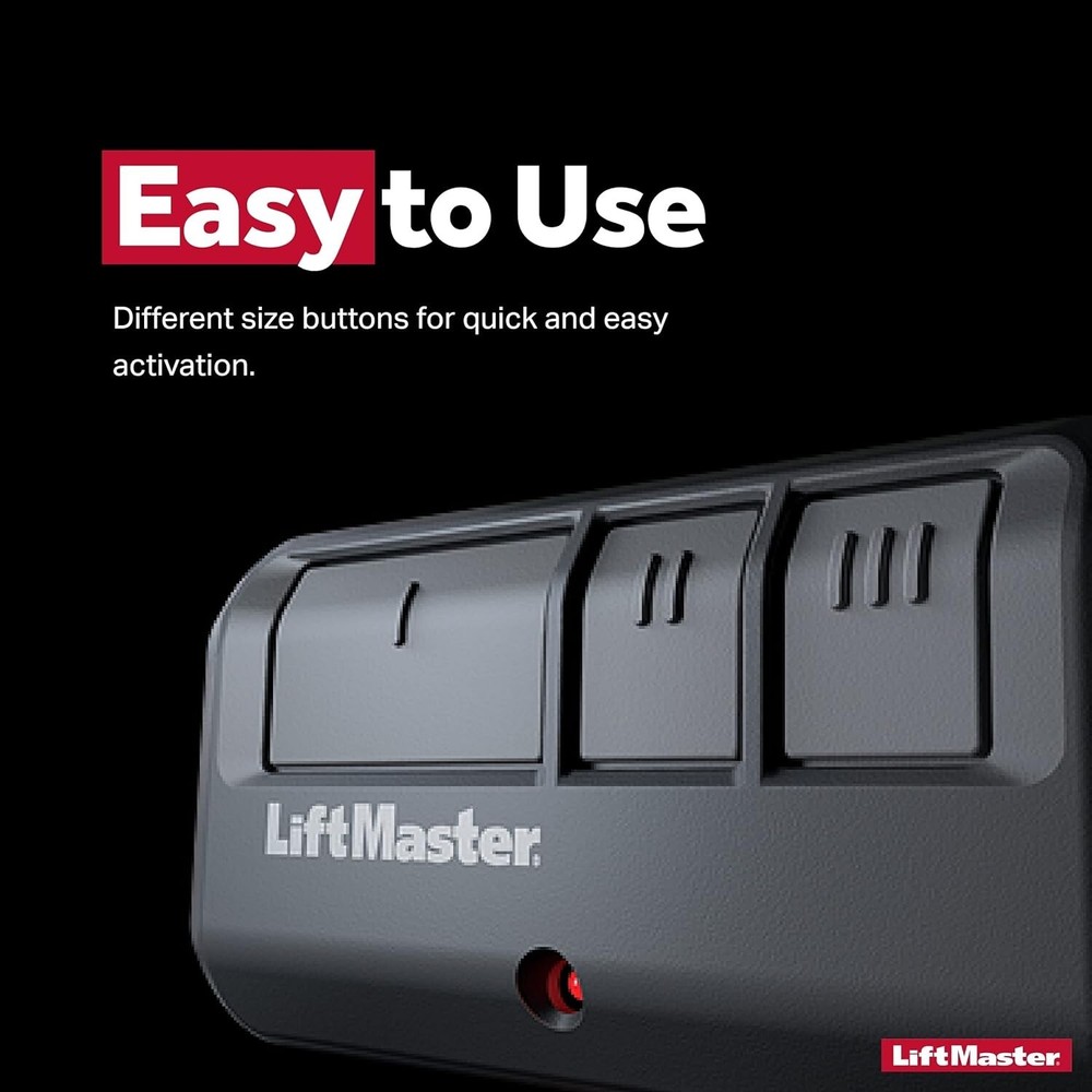 LiftMaster 893Max Security+ 2.0 3-Button Door Operator Remote Control with Visor