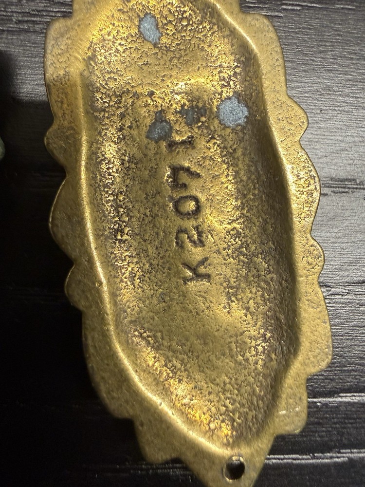 6 Vintage, Solid Brass, Decorative Ormolu Cabinets Antique (58)