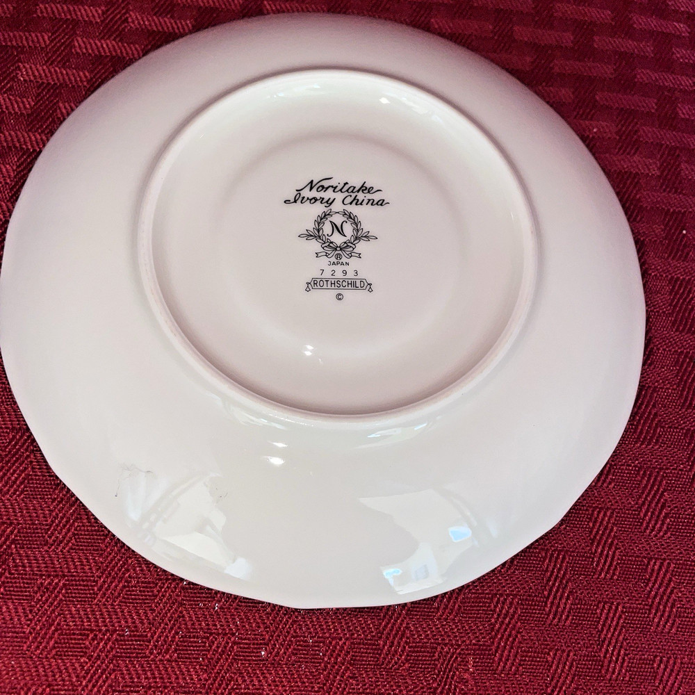 NORITAKE ROTHSCHILD DINNERWARE - 12 THREE-PIECE SETS AND 9 SAUCERS AVAILABLE