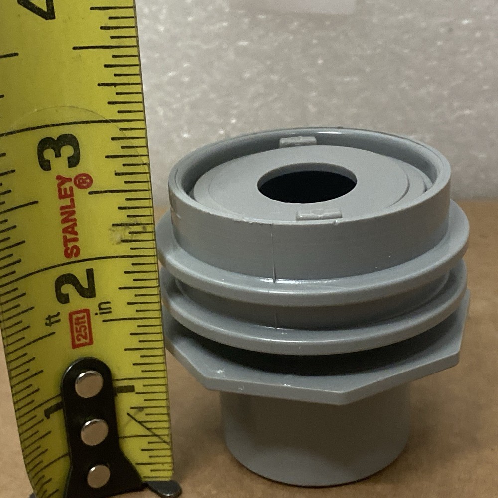 Aquastar 300-308 White 1-1/2" Pool Flush Mount Return Fitting