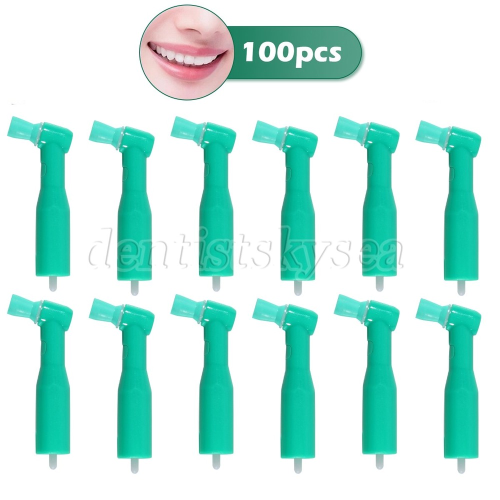 Dental Disposable Prophy Angles Regular Latex Free Contra Angle 105° - 100pcs