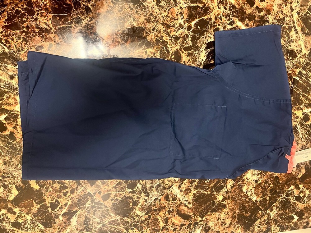 Women’s Navy Blue Scrub Top