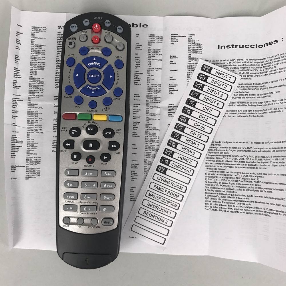 New Replacement Fit For Dish-Network DISH 20.1 IR Satellite TV Remote Control