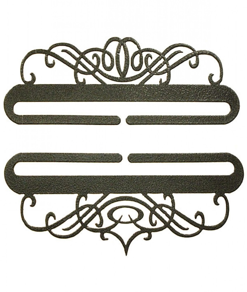 Classic Motifs Bell Pulls 9 Inch Windy Scroll 2 Piece Craft Holder