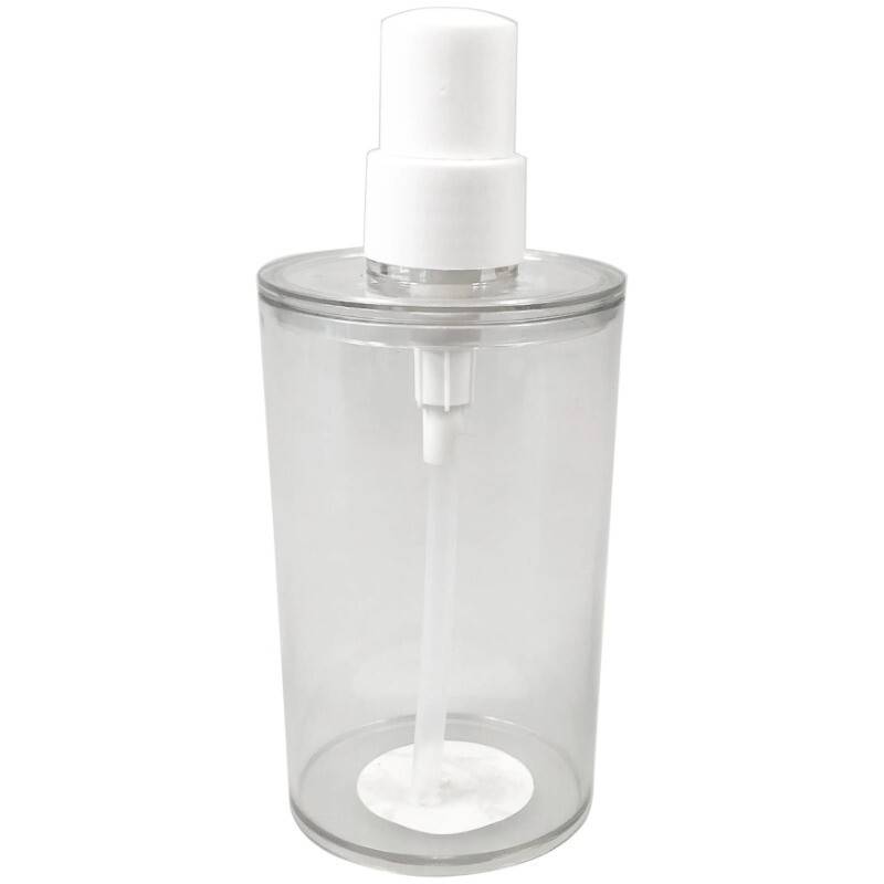 (3 pack) Mainstays Clear Plastic Liquid Soap Pump Dispenser, 12oz Capacity