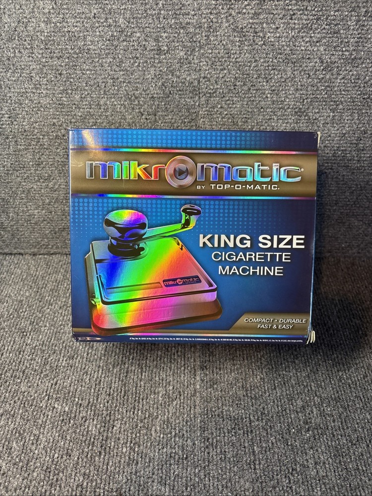 MikrOmatic TOP-O-Matic King Size Cigarette Machine - Open Box Used