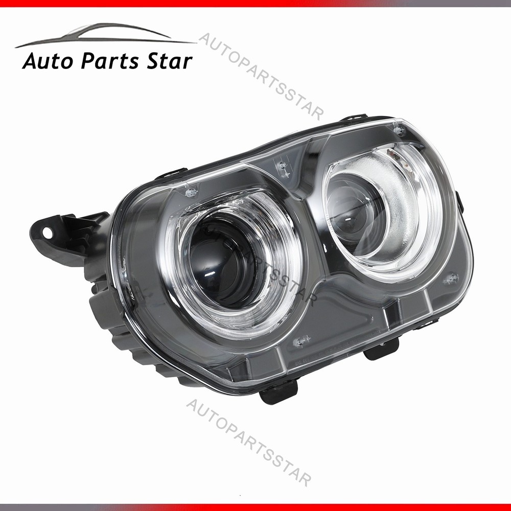 Driver/Left Side Headlight For Dodge Challenger 2015 2016 2017 2018 Halogen LED