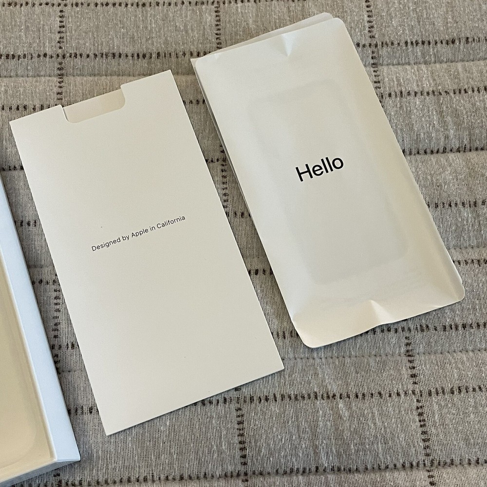 Original Apple iPhone XR Blue 64GB EMPTY BOX ONLY Includes Paperwork And Pin