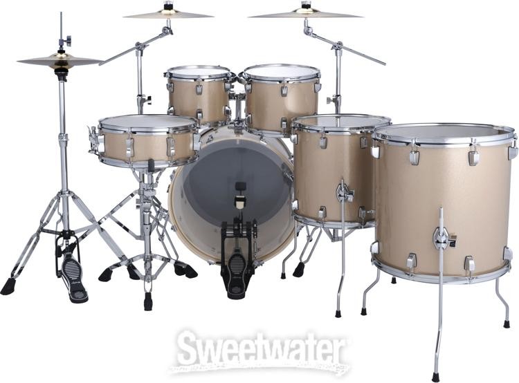 Ludwig Evolution 6-piece Complete Drum Set - Prosecco Sparkle