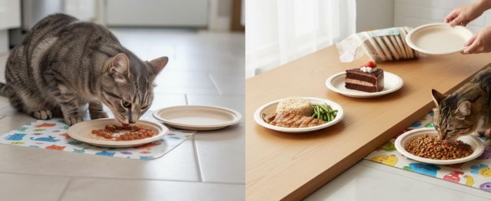 10-Inch postable Disposable Paper Plates – Heavy-Duty,