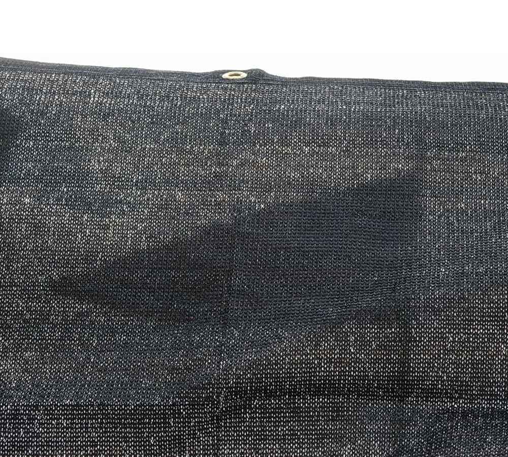 (2 Pack) 6' x 8' Black Mesh Tarp, 90% Shade