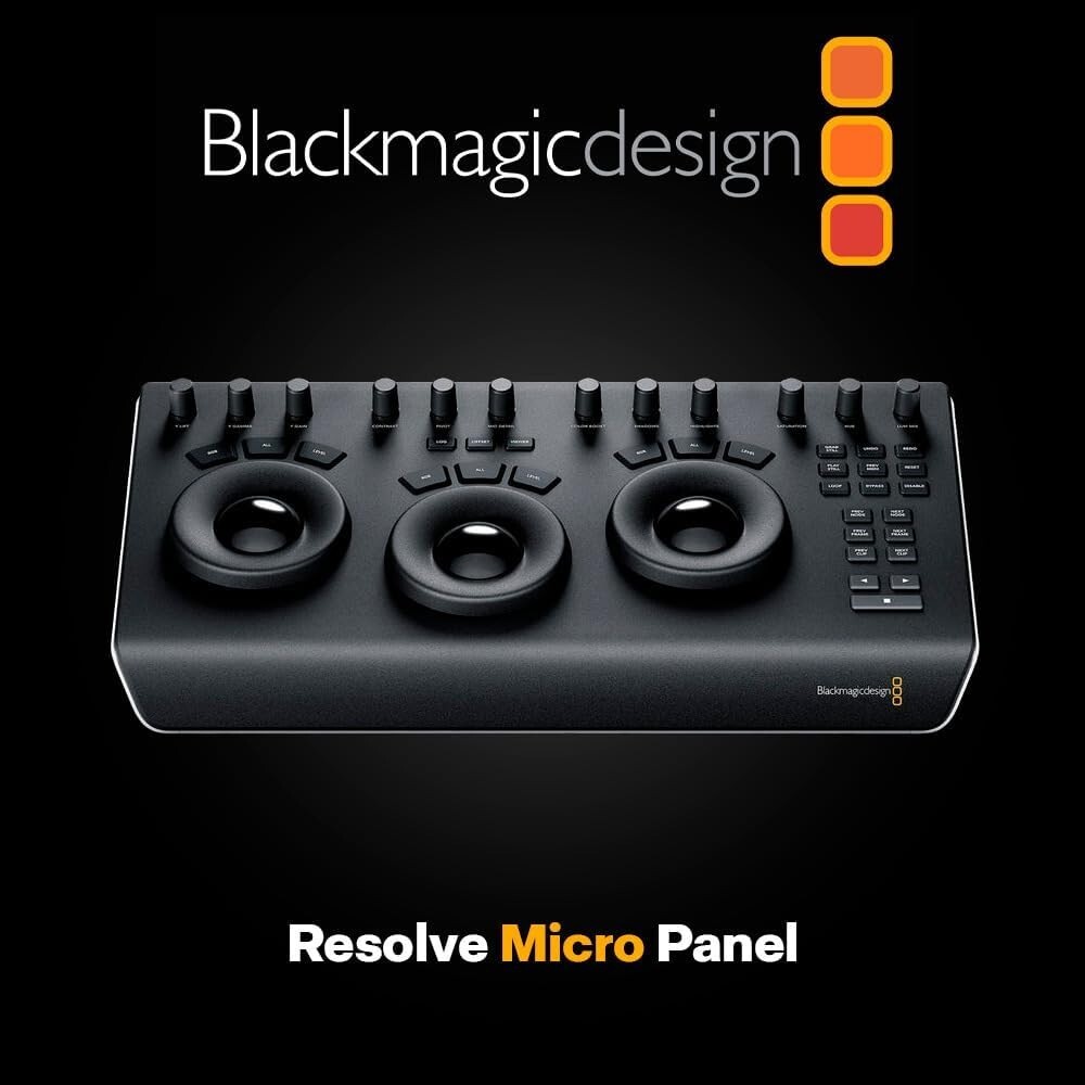Blackmagic design Control Panel DaVinci Resolve Micro Panel USB Bus Powered New