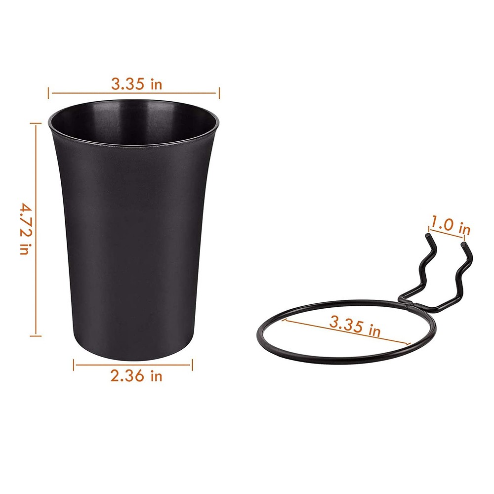 Pegboard Bins PegBoard Cups with Hooks & Loops, Peg Board Hooks Assortment Or...
