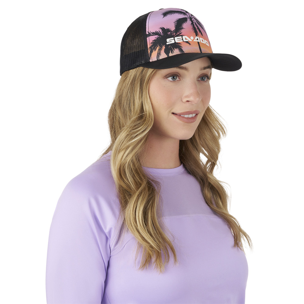 Sea-Doo Unisex Palm Mesh Cap Black Onesize