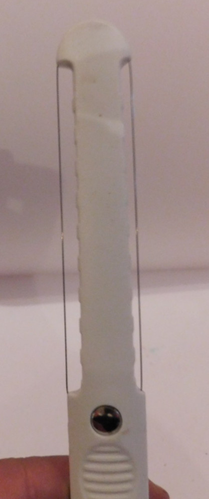 NICE 2 SIDED CHEESE SLICER WITH STATE BANK ADVERTISING