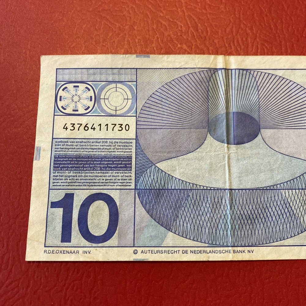 Netherlands- 10 Gulden- 1968