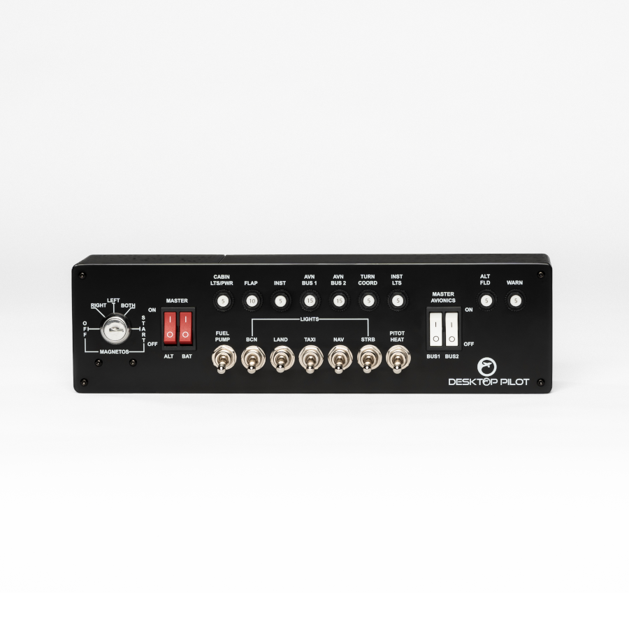 Cessna 172 Ignition Panel for Flight Simulators - Fast Shipping