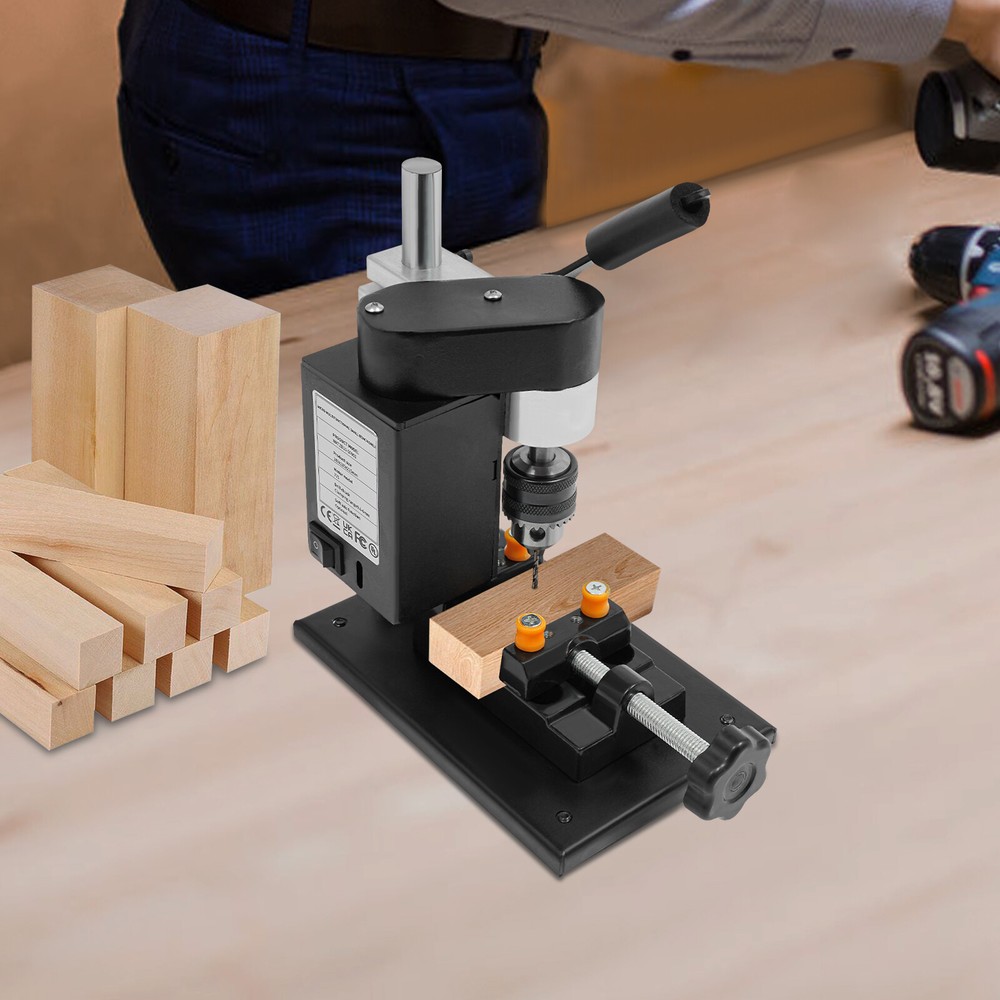 Power Bench Drill, Mini Drill Press, Adjustable Speed Electric Drilling Machine