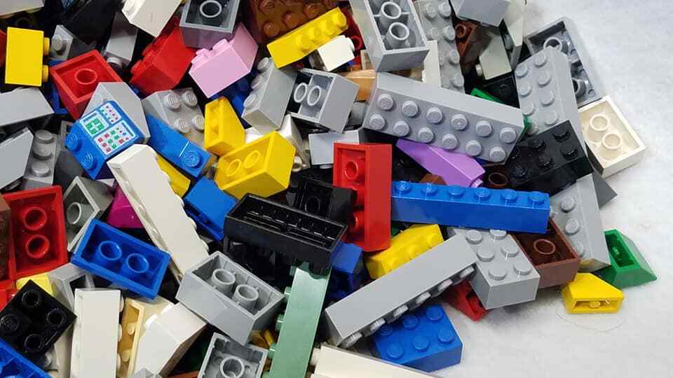 LEGO All Blocks Mixed & Loose Lot 3 lbs