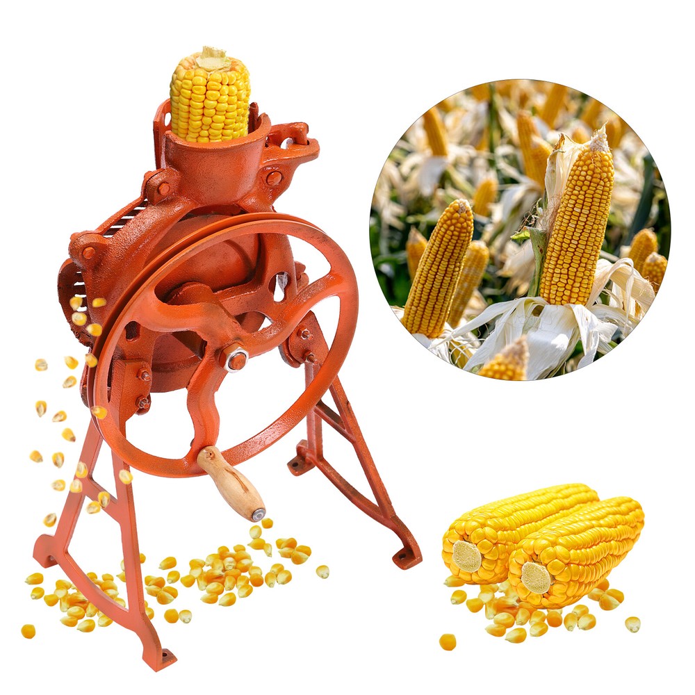 2-In-1 Hand Corn Thresher Corn Cob Sheller Corn Kernels Thresher Machine 10cm