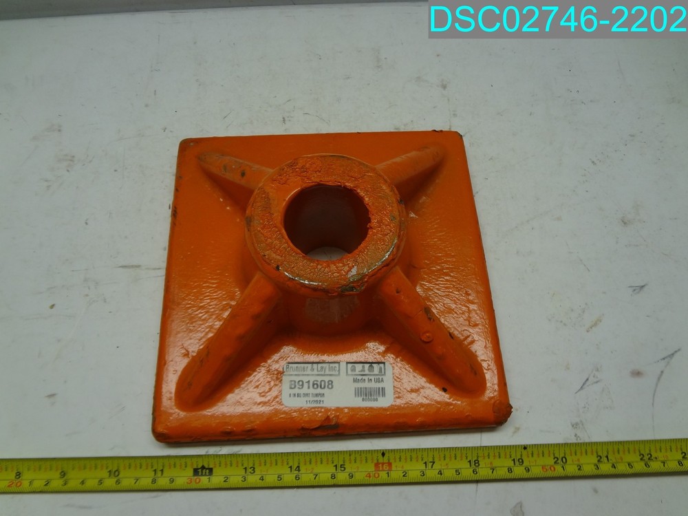 BRUNNER & LAY B91608 8" DIRT compaction tool