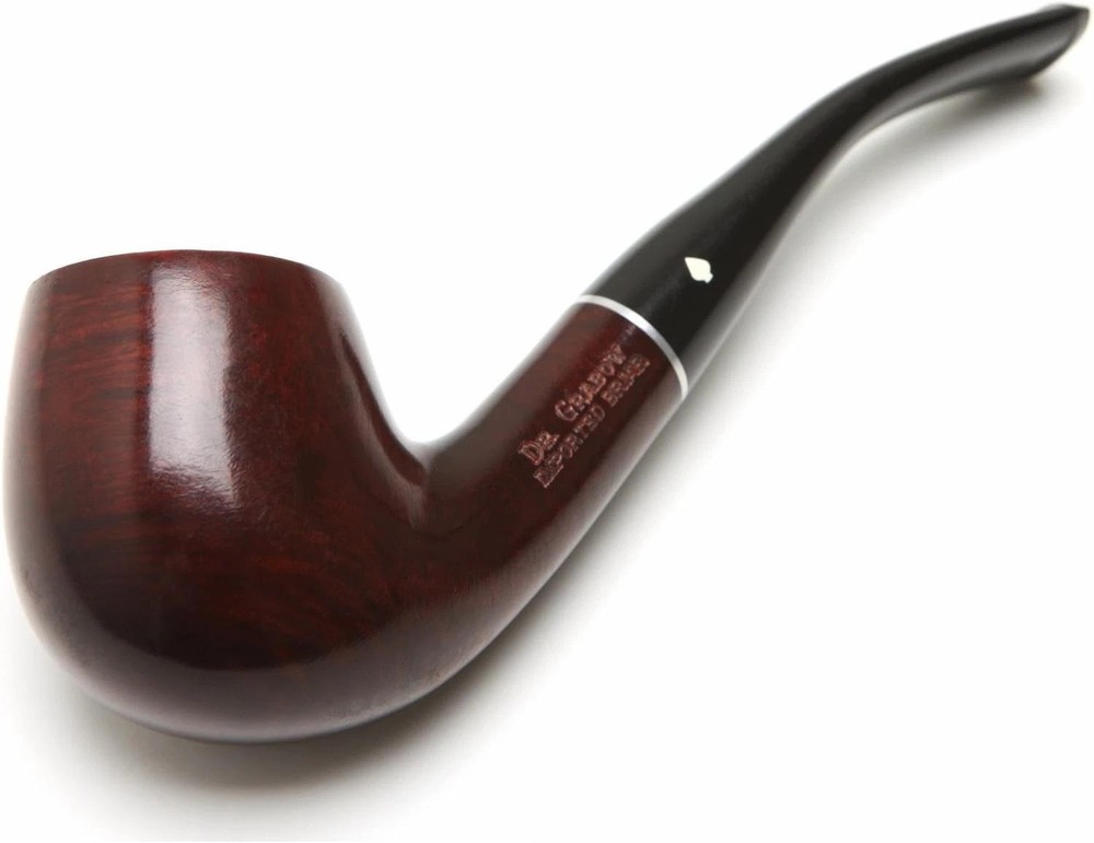 Vulcanite Stem Tobacco Pipe - Smooth Finish