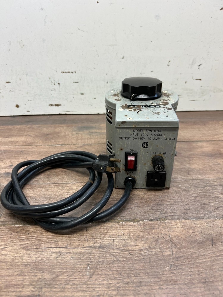 Staco Energy Variable Transformer Variac Model 3PN1010B