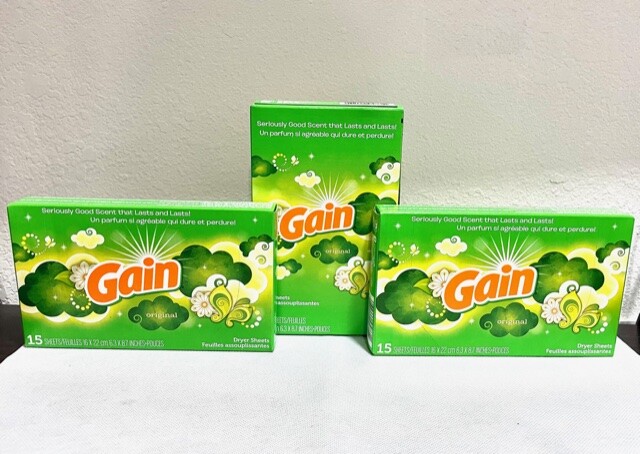 Gain Original Dryer Sheets ( 15 Sheets ) 3 Pack )