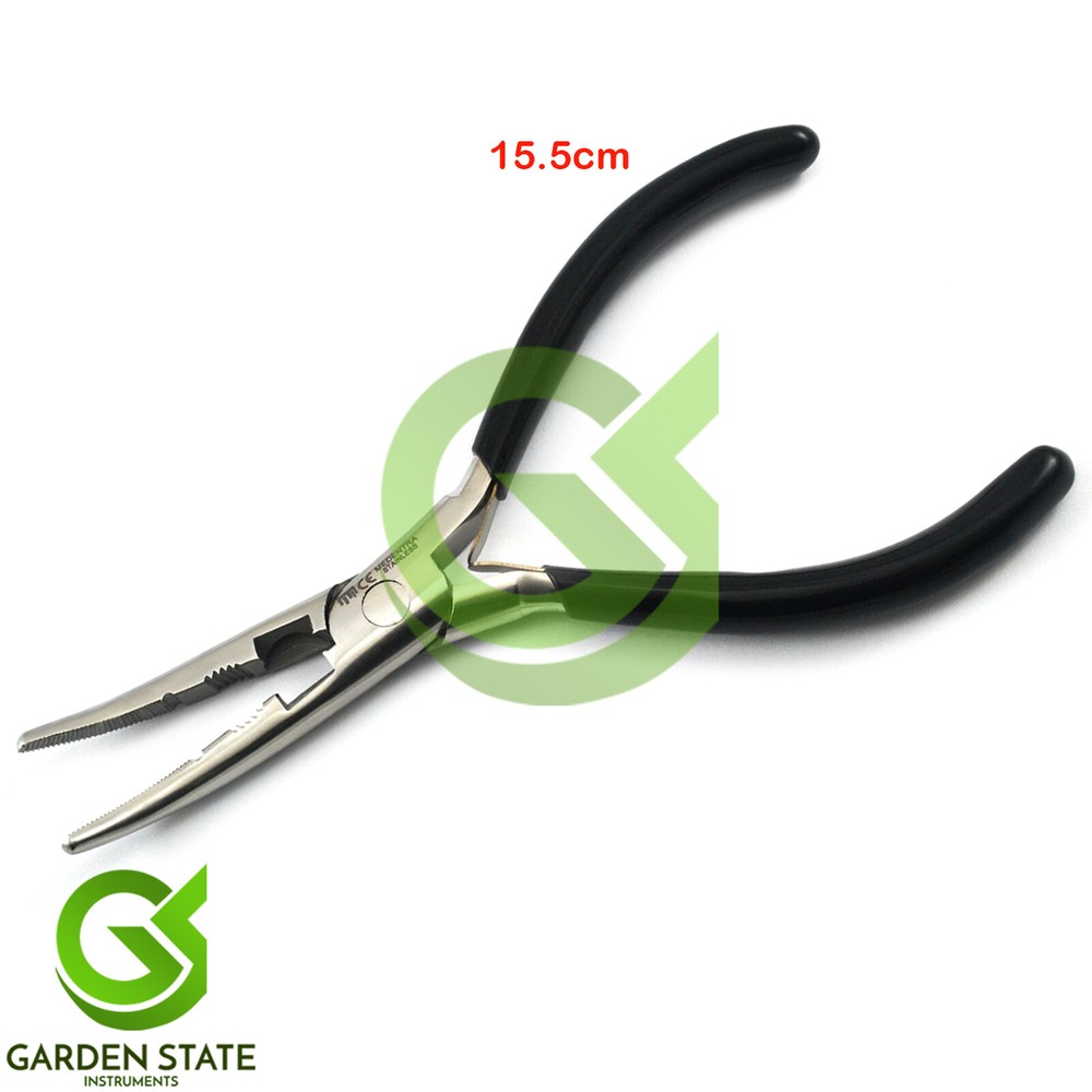 Multi Function Fish Plier Needle Nose Angled Braid Fishing Line Hook Cutter