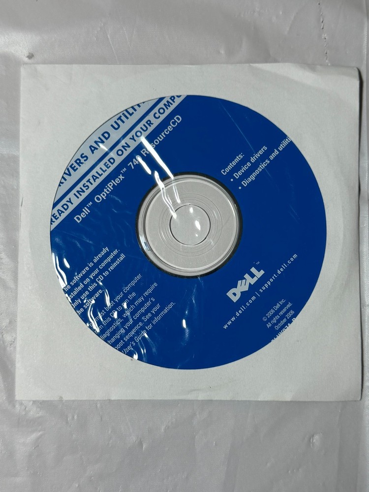 Dell OptiPlex 740 Drivers & Utilities ResourceCD – Device Drivers & Diagnostics