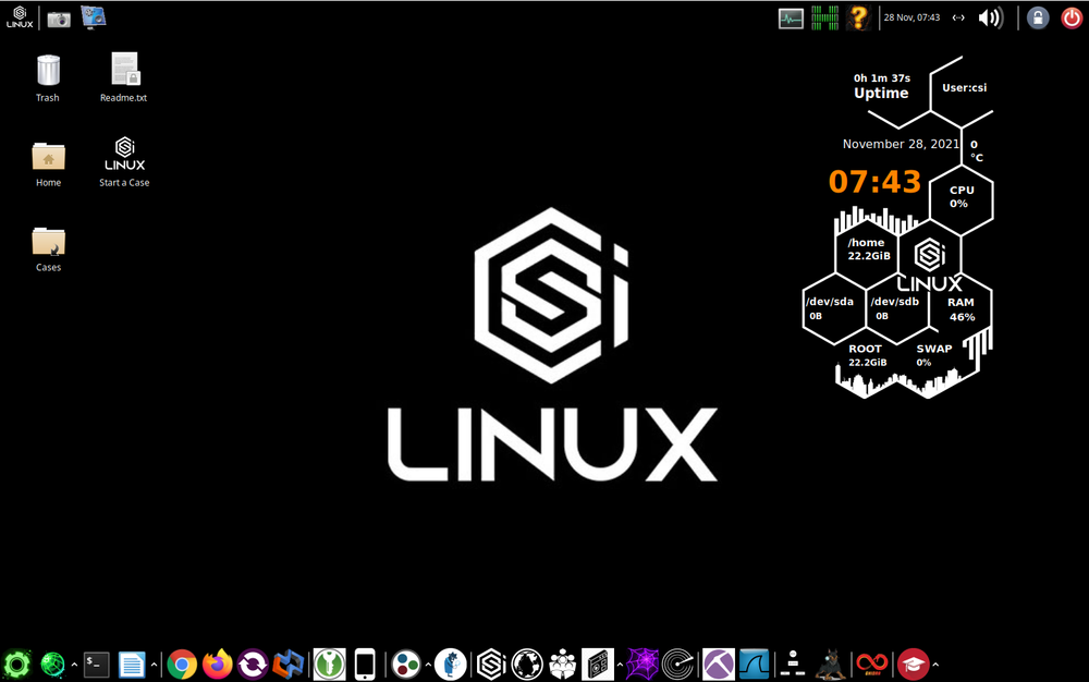 CSI Linux Digital Forensics Social Media Intelligence Recon OSNIT USB3 64GB