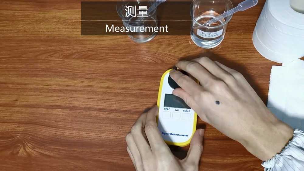 Digital Coolant Car Engine Freezing Point For Glycol Concentration Refractometer