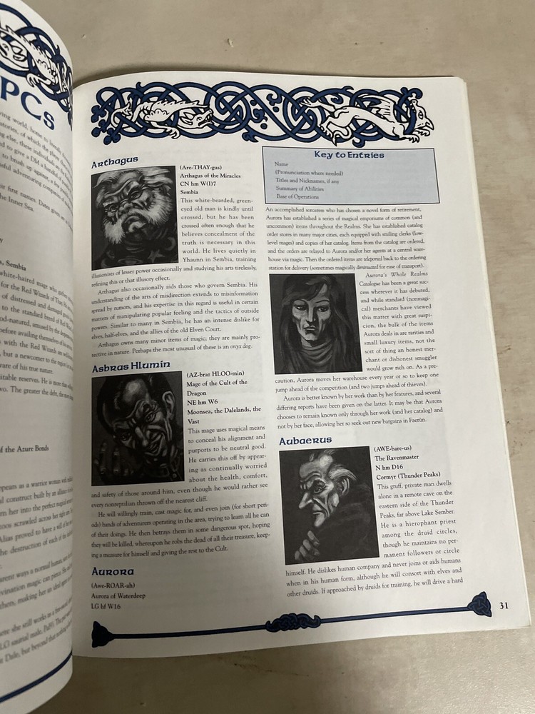 AD&D Forgotten Realms Running the Realms Advanced Dungeons & Dragons TSR