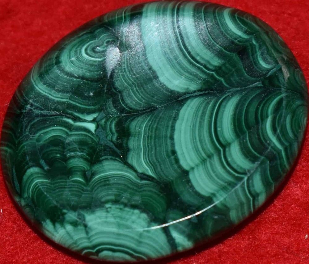 Malachite Worry Stone #12