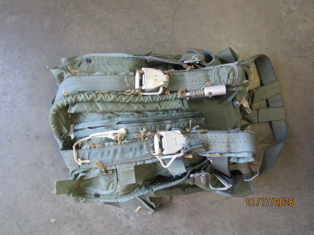 Vintage Military Parachute Backpack