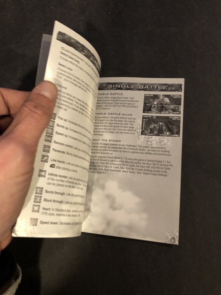 bomberman act zero xbox 360 Manual Only