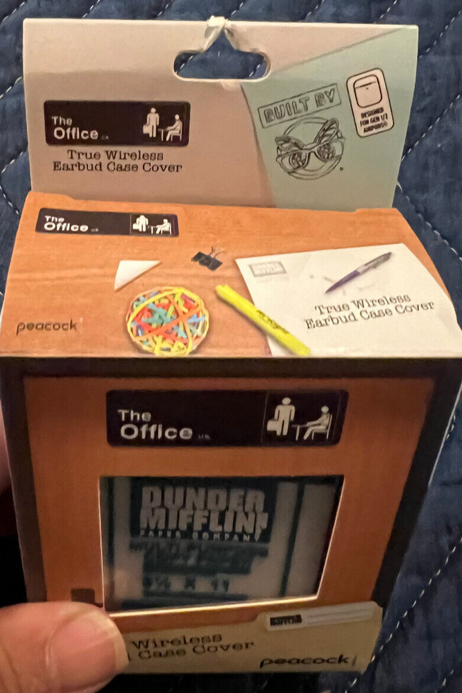 DUNDLER MIFFLIN THE OFFICE EARBUD CASE