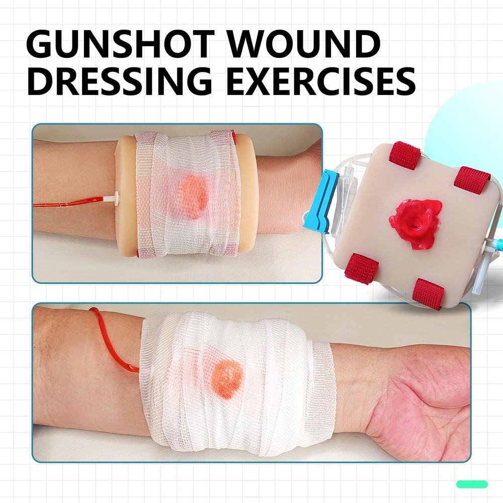 2Pcs Wound Packing Task Trainer, Bleed Control Tourniquet Basic...