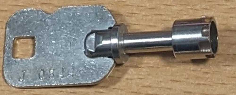 GREENWALD MONEY BOX REPLACEMENT KEY (SAME AS GW 8-166-1) CODED J0844