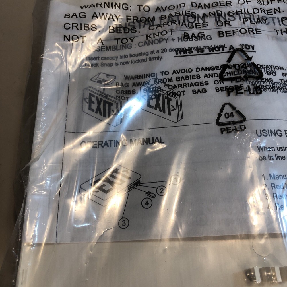 Lithonia Lighting Contractor Select Integrated LED White EXIT Sign Commercial