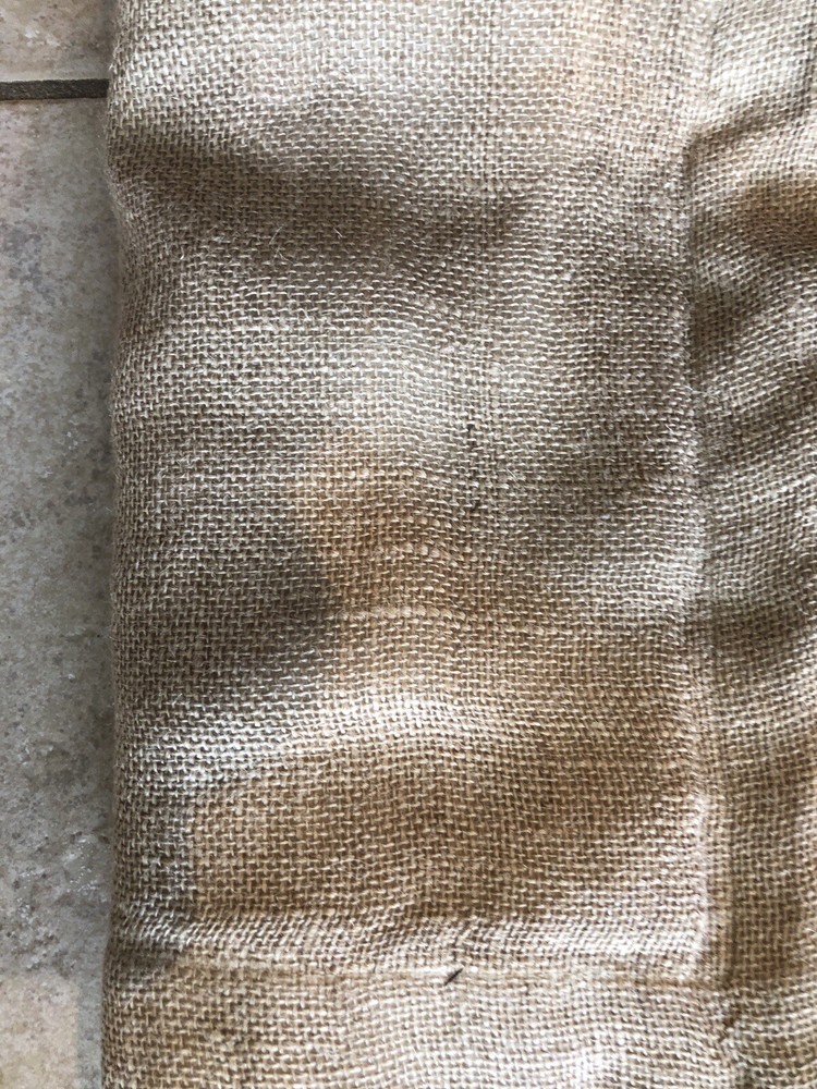 Chooty & co Pillow King Pillow Sham Burlap Natural Lined