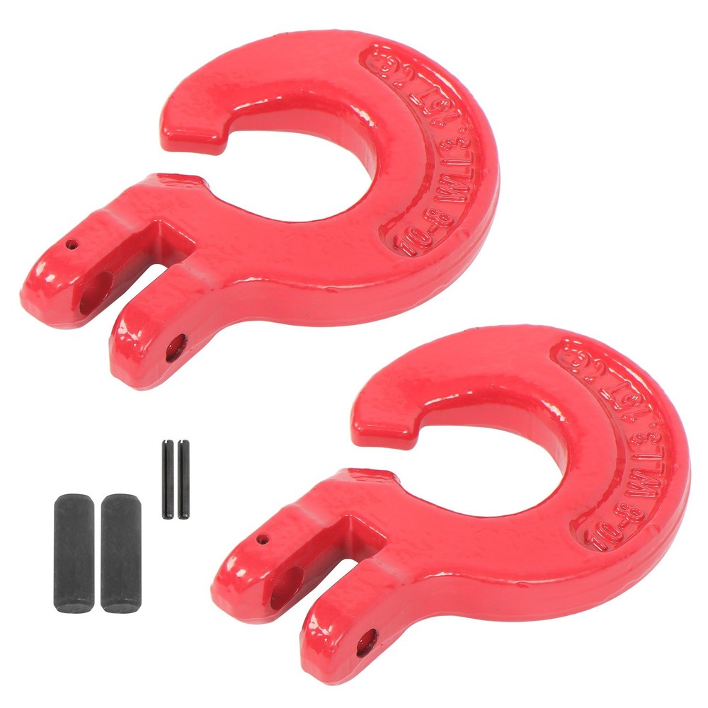 2 Pack G80 Logging Chain Choker Hook - 3/8" Hook Size 6900Lbs Working Load Limit